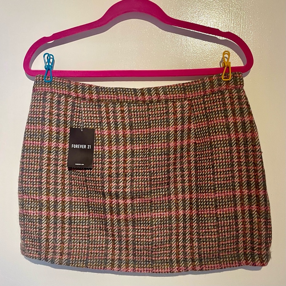 NWT Forever 21 Wool/Tweed skort